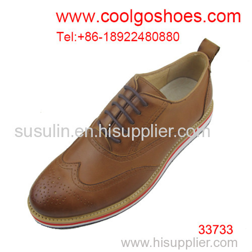 Italian dress high fashion leather men shoes style