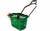 45L HDPP Rolling Handle Plastic Shopping Baskets For Supermarket