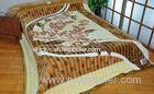 Novelty Knitting 100% Polyester Mink Blanket Breathable For Hospital / Hotel