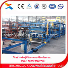 EPS and ROCK WOOL sandwich panel roll forming machine