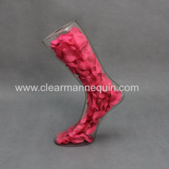 Rose idea transparent PC legs mannequins