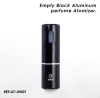 10ml empty black aluminum perfume atomizer