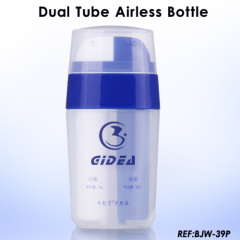 Dual chamber skin care bottles