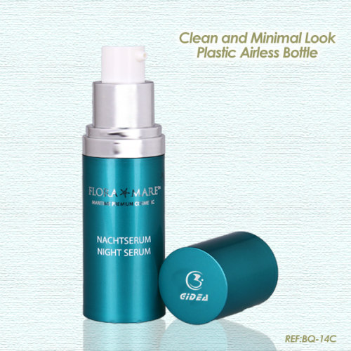 plastic airless cosmetic bottle