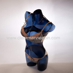 Blue half-body PC mannequin dress special offer