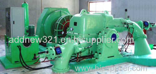 High Efficiency Water Turbine/ Inclined-jet Turbine for Hydroelectric Power Plant