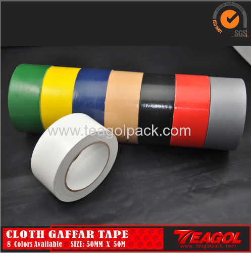 50mmx50M Cloth Duct Tape 50mesh Silver/Red/White