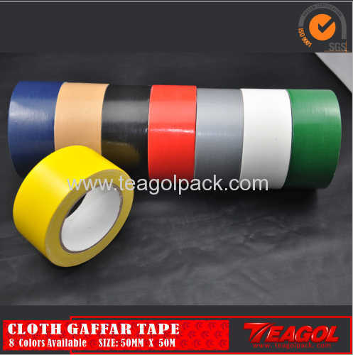 50mmx50M Cloth Duct Tape 50mesh Yellow/Brown/Green