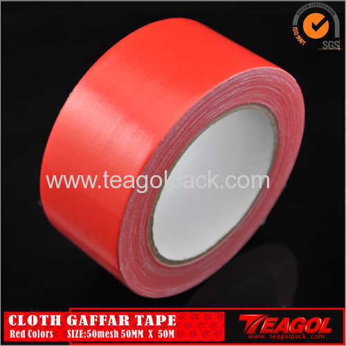 50mmx50M Cloth Duct Tape 50mesh Silver/Red/White