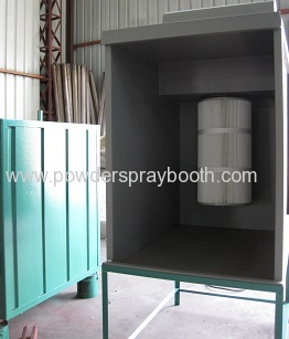 lab powder spray booth