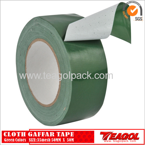 35mesh Cloth Cotton Tape Green Color Size: 48mm x 50m