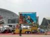 High Definition Full Color Outdoor rental led display p6 SMD 600Hz with haging installation