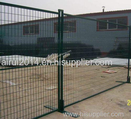 Cheap Hot dipped galvanized/powder coated temporary fence;chain link temporary fence