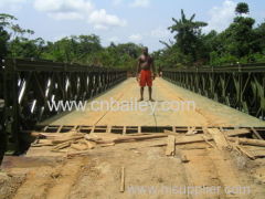 Temporary Bailey Steel bridge