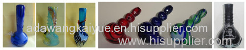 China manufacture soft Glass smoking water pipes