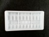 Plastic 6 medical ampoule tray