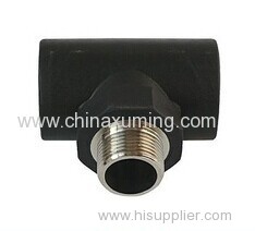 HDPE Socket Fusion Male Tee Pipe Fittings