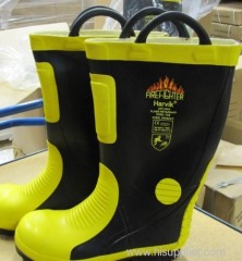 fireman's boot for fire fighting equipment