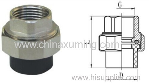 HDPE Socket Fusion Female Union Pipe Fittings