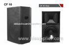 400W Full Range Frequency Wooden Box Speaker , 2 Way 10''