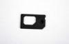 Black 1.5 x 1.2cm SIM Card Holder For IPhone 4 / 4S 500pcs