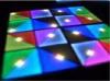 Full Color Indoor Mesh Display stage LED Dance Floor With Colorful Backgroup Design