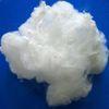 100% Recycled Polyester Staple Fiber , Semi Dull Raw White Solid