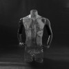 Black arms transparent torsos mannequins