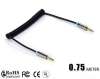 3.5mm Stereo Audio Male to Male Spring Spiral Retractable Cable for MP3, PC