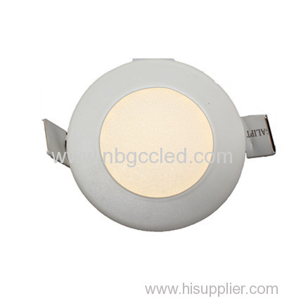 80X60mm 2 Watt LED round Panel Light Fixture with super white LEDs.