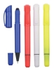 Top-selling promotional 2 in 1 solid highlighter with ballpen set