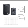 a 2-way coaxial full range loudspeaker system