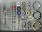 China manufactory Good quality Brass/iron eyelets for clothing
