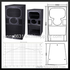 CVR hot sale innovative three-way bi-amps full range system