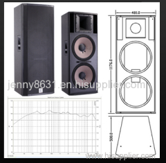 CVR powerful 2-way full range loudspeaker system.