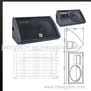 CVR two-way full range stage monitor speaker system