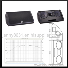 CVR two-way full range stage monitor speaker system