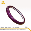 Car accessories PU reflective leather purple steering wheel cover