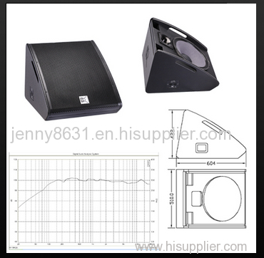 Q-152M is a two-way, full range stage monitor speaker system