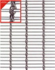 woven metal screen in stainless steel