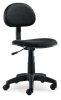 Hottest black fabric small mid back plastic shell plastic office secretary BIFMA lift swivel adjust computer desk chair