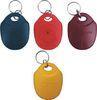 Red, Blue, Brown Screen printing logo 13.56 MHz, 125 KHz numbe Rfid Key Tag