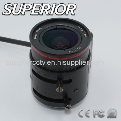 New 3.0MP 2.8-12mm F1.4 High Resolution Camera Lens