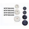 CXJTT-684 High performance Black Asset tracking ABS rfid disc Coin tag for Patrol system