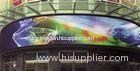 Indoor PH8mm Virtual true color Curved Led Display Screen With cree lamp, linsn controller