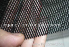 Perforated aluminum security window or door screens