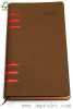 2014 FSC approved fashion brown hardcover diary