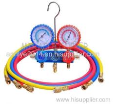 A/C Refrigeration Aluminum Pressure Guage Set R134A