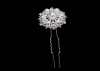 Handmade stylish and clear crystal bridal jewelry hair comb with crystal HC054-0400