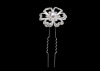 Dispersed hair comb Crystal Bridal Jewelry with high quality guarantee HC055-0420